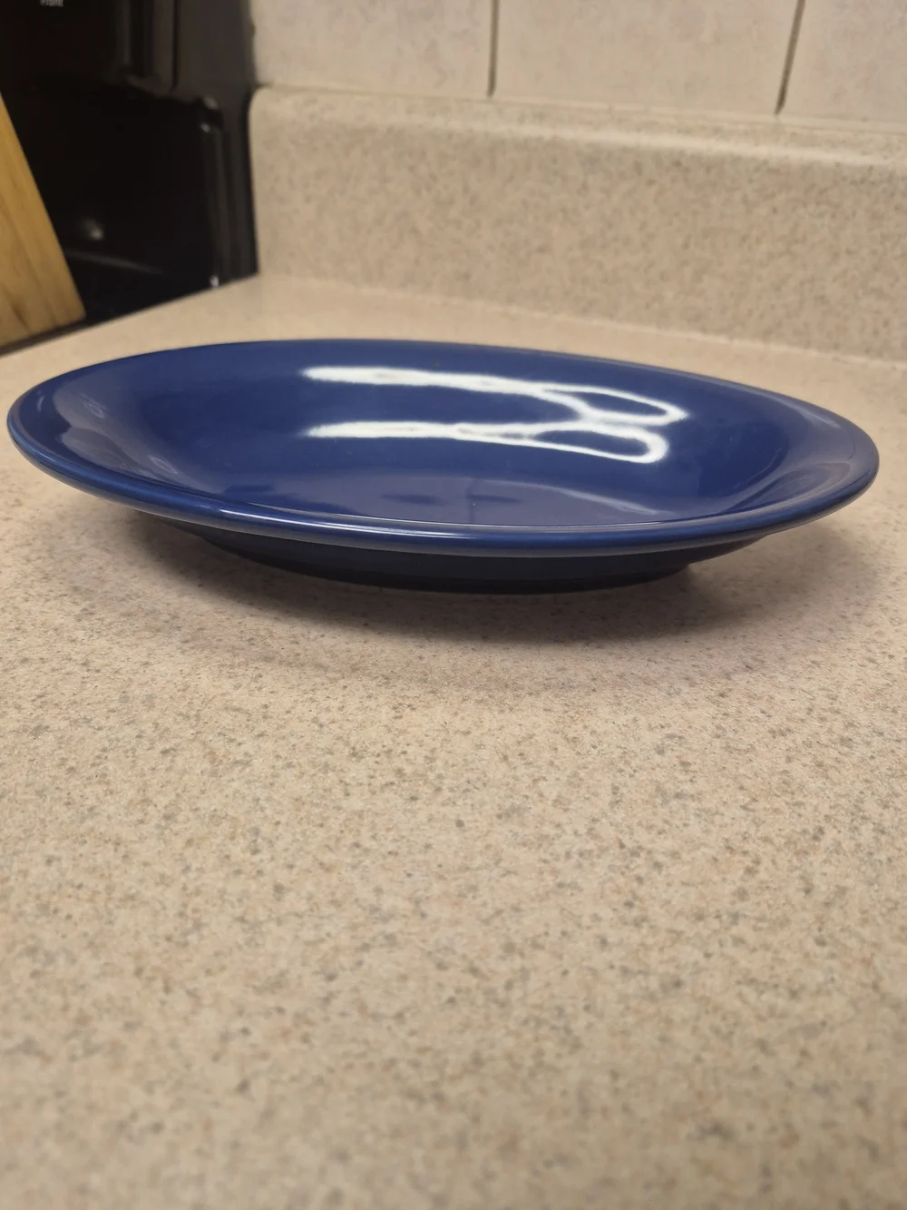 Pfaltzgraff Cobalt Blue Glazed Stoneware Small Oval Bowl